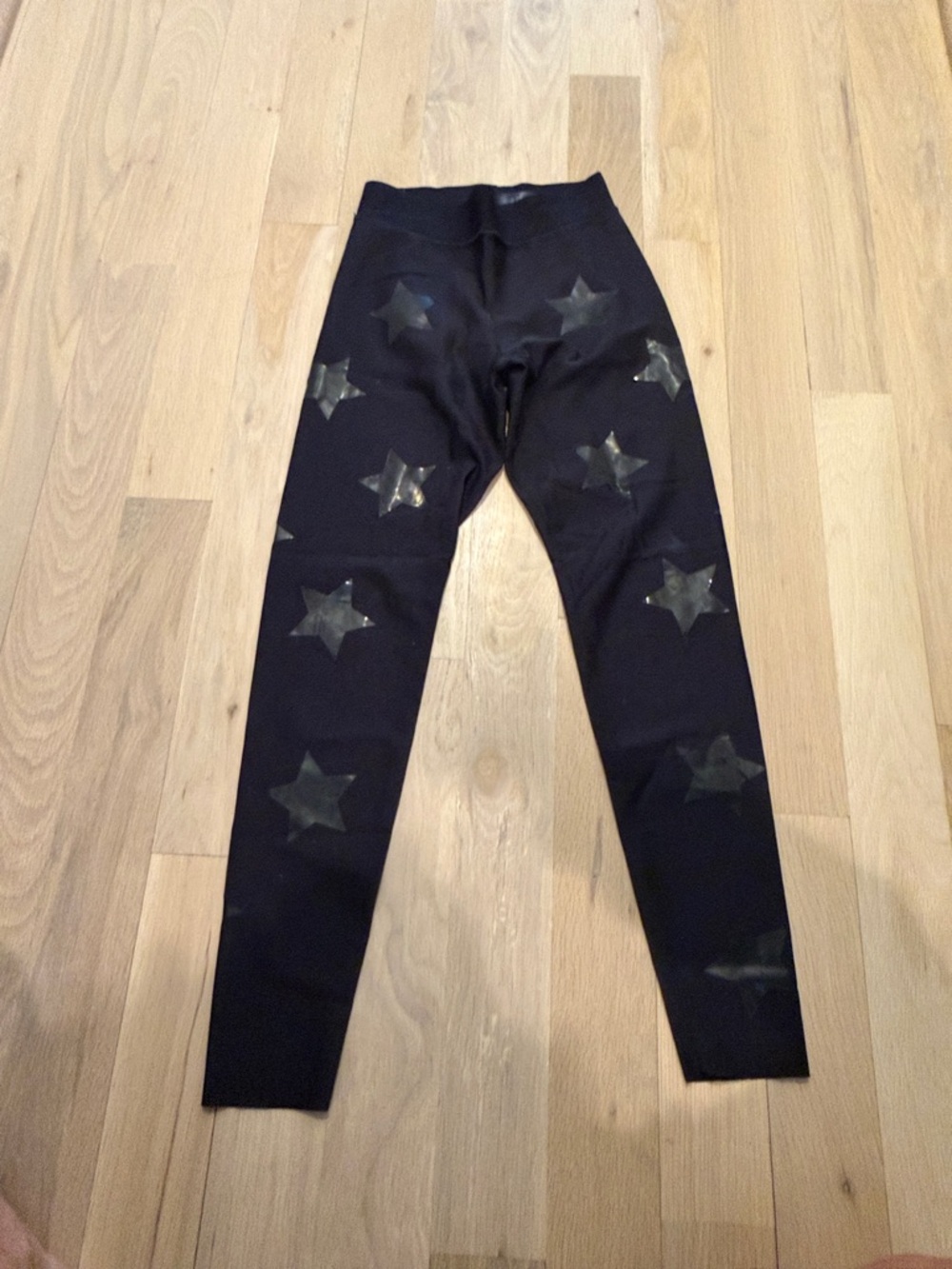 Ultracor Black high rise star Leggings - medium